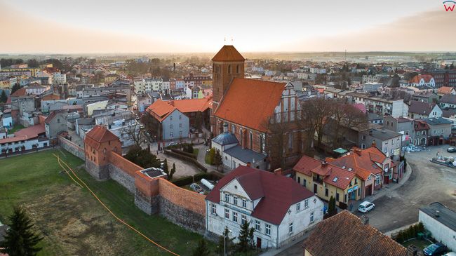Lubawa, panorama na stare miasto